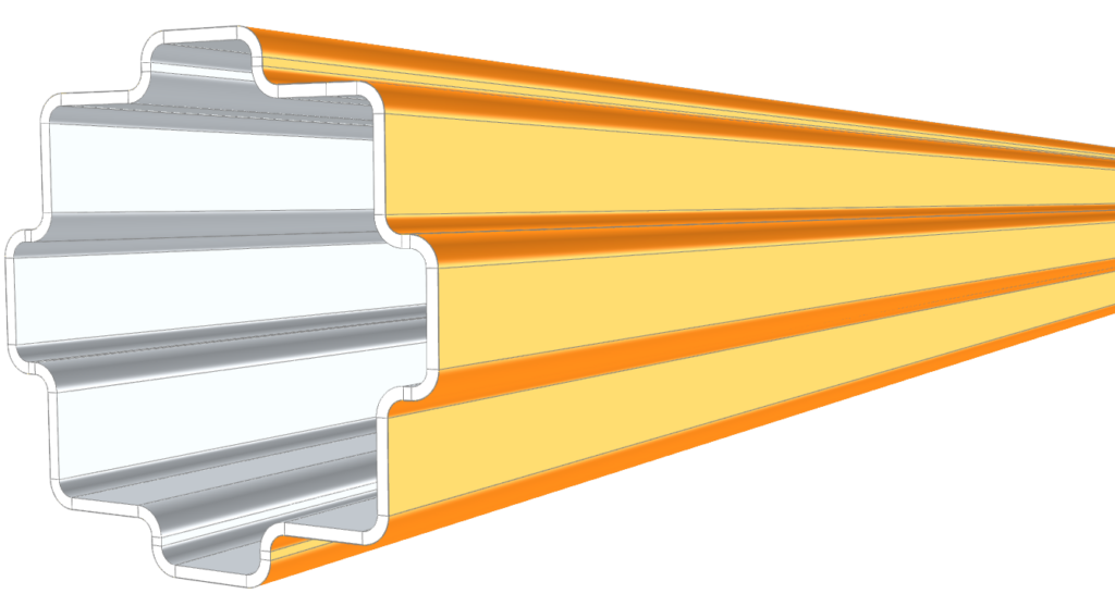 a 3d profile made with bendex